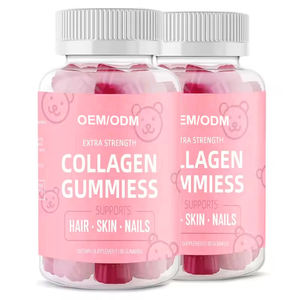 Gummies kolagen bebas gula digunakan untuk pencernaan kulit, rambut, kuku, energi, sendi tulang, Biotin, <span class=keywords><strong>Vitamin</strong></span> - Product Image 1