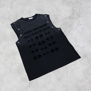 Débardeur de basketball en maille tricotée pour homme, col en V, séchage rapide, respirant, sans manches, pour la gym et le fitness, style streetwear personnalisé - Product Image 5