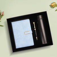 Caja de Regalo Personalizada Promocional, Caja de Regalo con Libretas de Cuero PU A5, Libretas de Tapa Dura con Portaplumas al por Mayor