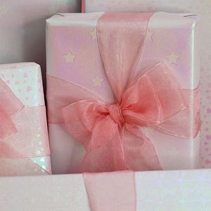 High Quality Disposable Coated 80g <b>Christmas</b> Glimmer <b>Paper</b> 43*300cm Luxury Custom Birthday Gift <b>Wrapping</b> Packaging - Product Image 2