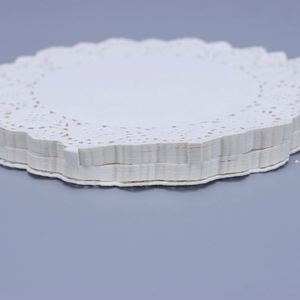 Disposable High Quality Double-Sided Lace Oil Absorbing <b>Paper</b> <b>Pad</b> White Food Grade Eco-Friendly Greaseproof Non-Stick for Bread - Product Image 5