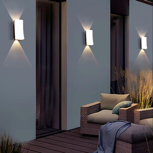 Lámparas de pared LED blancas cálidas modernas lámparas de pared acrílicas <span class=keywords><strong>para</strong></span> exteriores <span class=keywords><strong>para</strong></span> Hotel Villa Exterior balcón terraza calle Jardín decoraciones - Product Image 6