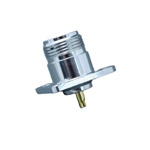 Connecteur Coaxial RF à bride <span class=keywords><strong>Jack</strong></span> <span class=keywords><strong>femelle</strong></span> 25.4mm hq 4 trous, support avec récepteur/terminateur - Product Image 2