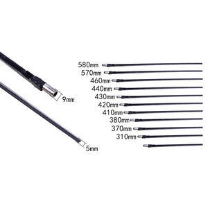 Precio de fábrica negro 440mm 460mm dos vías dos cursos ajustable Trussrod doble acción guitarra Truss Rod para accesorios de guitarra - Product Image 1