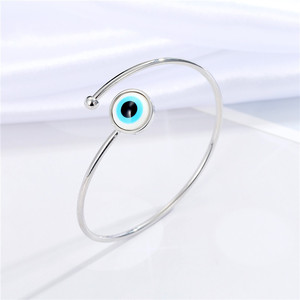 Nuovo arrivo braccialetto creativo malocchio minimalista in braccialetto metallico Charm per le donne degli uomini - Product Image 4