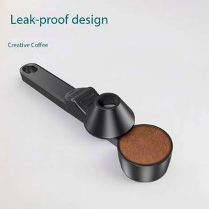 Nouvelle cuillère à café créative, cuillère à café coulissante, long manche, grande capacité, cuillère anti-fuite, design minimaliste moderne - Product Image 3