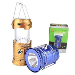 <b>Camping</b> <b>Lantern</b> <b>Led</b> Solar Rechargeable Aluminum Alloy 9cm Diameter 13.5cm 19cm Height Outdoor <b>Camping</b> Light - Product Image 2
