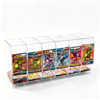 Étagère en acrylique personnalisable, écologique, résistante aux UV, facile à assembler, pour les paquets TCG