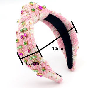 चेरी आकार फल की शीर्ष गाँठ के साथ लक्जरी नए गुलाबी तवीड कपड़े, चेरी आकार के फल की शीर्ष गाँठ के साथ - Product Image 2