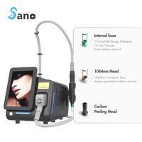 Sano Laser Q Switched Nd Yag Laser Prix Nd Yag 1064 Laser Machine à peler le carbone du visage
