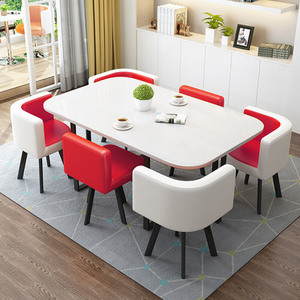 ชุดโต๊ะอาหารหรูหรา ปี 2026 พร้อมเก้าอี้ 4, 6, 10 ตัว สำหรับ 8 ที่นั่ง ทำจากหินอ่อน - Product Image 4