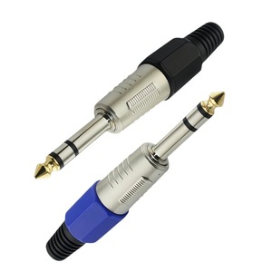 ปลั๊กเสียงสเตอริโอขนาด 6.5 มม. แบบเชื่อมต่อ 6.35 มม. ขั้วต่อไมโครโฟนแบบสามขาสำหรับสายสัญญาณเสียงและมิกเซอร์คอนโซล - Product Image 4