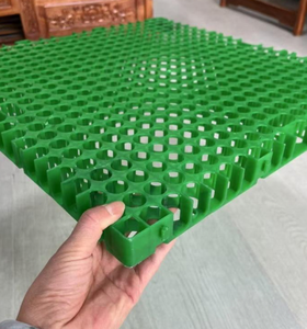 Cellule de drainage en nid d'abeille en plastique de 30 mm pour toit, jardin, mur de soutènement, terrain de jeu, pelouse artificielle <span class=keywords><strong>avec</strong></span> géotextile noir - Product Image 6