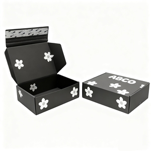 Cajas de Envío de Cartón Corrugado Reciclable, Color Rosa Mate, con Logotipo, Autoarmables, para Regalos, Zapatos, Ropa, Bajo MOQ - Product Image 4