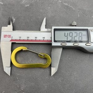 Chiusura a vite a forma di pera <span class=keywords><strong>oro</strong></span> moschettone connettore per collana fai da te portachiavi portachiavi gioielli forniture - Product Image 2