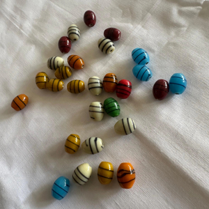 Cuentas de cristal hechas a mano hermosas de plata de alta calidad sueltas para la fabricación de joyas en precio al por mayor - Product Image 1