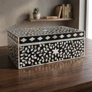 Caja de pañuelos de nácar de la mejor calidad, soporte de pañuelos de fregona duradero de alta calidad para decoración de mesa de Awesome Collections - Product Image 1