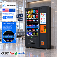 Distributeur automatique réfrigéré RUNYANG personnalisé avec écran tactile pour snacks et boissons en extérieur