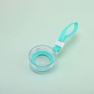 Petit Verre Portable avec Lanière, Dégradé de Couleurs, XH GT8006, 500ml, en Verre Borosilicate Dépoli, pour Jus Froid Domestique - Product Image 3