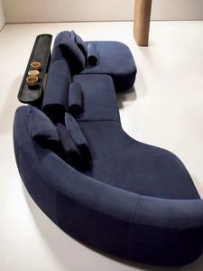 Grand canapé d'angle en arc de cercle minimaliste italien, canapé d'angle en tissu dépoli sectionnel <span class=keywords><strong>piaf</strong></span> - Product Image 6