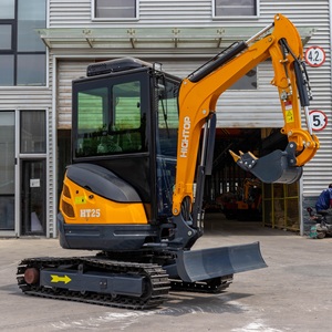 Mini-excavatrice certifiée CE, 2,5 tonnes, 3 tonnes, lame de pelle sur chenilles, HT20PRO HT25, mini-pelle - Product Image 6
