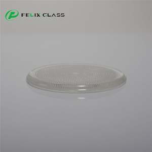 Lentilles optiques texturées en verre BK7 personnalisées FELIX GLASS avec revêtement antireflet OD120mm X T20mm à montage en surface - Product Image 6