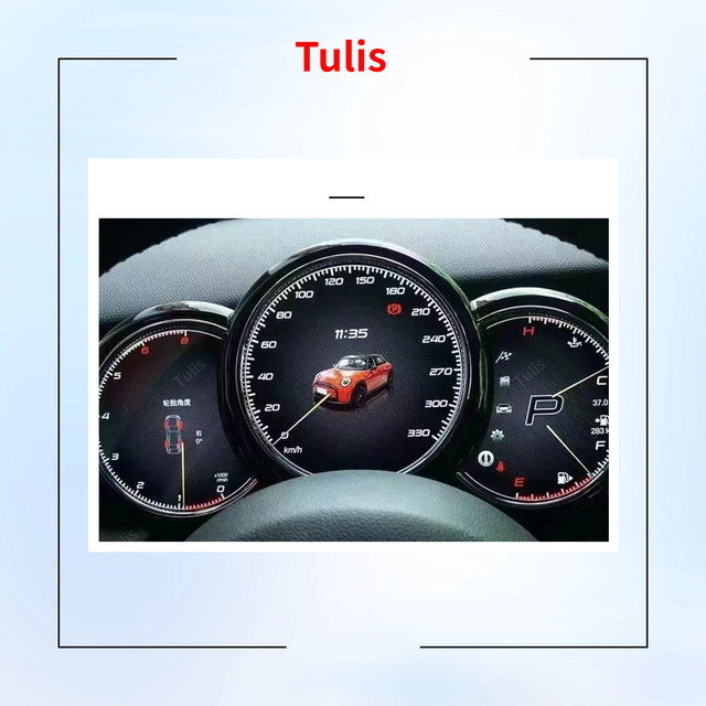 Linux System Tulis Car Dashboard LCD Dashboard for BMW MINI 2014-2023 Vertical Screen 9inch LCD Digital Instrument Head Unit