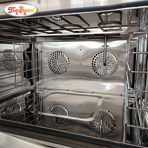 Lò nướng đối lưu bằng thép không gỉ dùng trong thương mại/Lò nướng đối lưu công nghiệp 4 khay đối lưu nhiệt nóng của Trung Quốc - Product Image 3