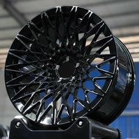 Jantes forgées GW 6061-T6 noir brillant, concaves profondes, 18-22 pouces, 5x114.3 5x100 5x112 5x120, pour BMW M3 M5 X3 X5