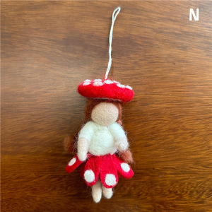Muñeca de Hada de Fieltro Personalizada al por Mayor, Linda, Hecha a Mano en Nepal, de Lana, Acabada, Adorno, Set de Muñecas de Hadas Bailarinas - Product Image 3