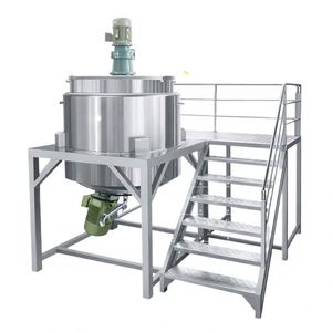 Nouvelle conception de mélangeur de savon industriel miniature avec certificat CE, réservoir en acier inoxydable, contrôle PLC, caractéristiques de sécurité élevées - Product Image 2