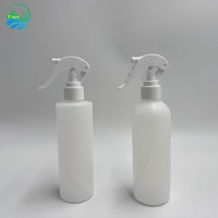 Bouteille pulvérisateur vide en PET de 200 ml avec capuchon pulvérisateur doré pour jardin, cheveux, produits chimiques et nettoyage