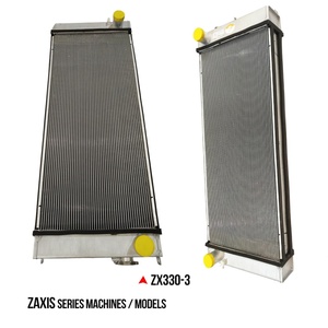 Núcleo de Radiador 4649913 para Excavadora Hitachi ZX330-3, Ensamblaje de Núcleo de Repuesto para Sistema de Enfriamiento de Tanque de Agua de Aluminio - Product Image 1