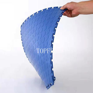 Bonne qualité 500*500*6mm atelier PVC carreaux de sol voiture atelier de réparation Garage emboîtement PVC tapis de sol - Product Image 1