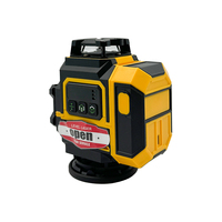 Niveau laser rotatif 3D/4D de qualité industrielle, nouveau modèle, 16 lignes, laser vert, haute précision, alimenté par batterie, pour projets de bricolage