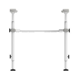 Adjustable Height and Width Bathroom <strong>Toilet</strong> Rails Stainless Steel Hand Railing Stability - Product Image 1