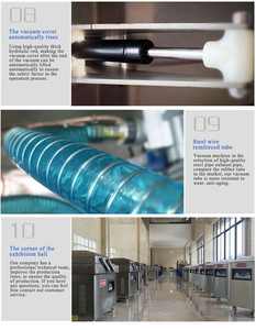 Machines d'emballage <span class=keywords><strong>sous</strong></span> <span class=keywords><strong>vide</strong></span> verticales professionnelles semi-automatiques à chambre unique KUNBA DZ-400/ZT pour la viande - Product Image 5