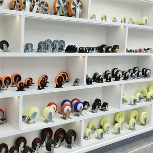 Bürostuhl Universal Mute Wheel Gepäck tasche Pvc Sofa <span class=keywords><strong>Caster</strong></span> 1,5 Zoll <span class=keywords><strong>Small</strong></span> Cabinet Möbel Schwenkbare Stahlplatte Lenkräder - Product Image 5