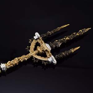 30CM Elden Ring Mohgwyn's Sacred Spear Full Metal Zinc Alloy Collectible Desk Decor Game Peripheral Boy Gift COS Props weapon - Product Image 2