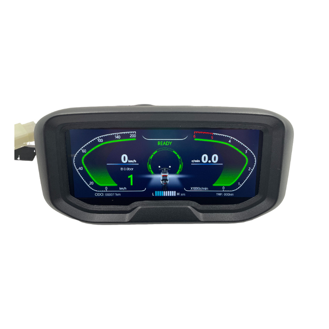 6.8inch Electric Scooter Motorcycle TFT Display with Four UI Switchable 48V 60V 72V 96V 108V With ONE-LIN and CAN-BUS