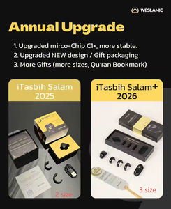 2025 venta regalo sincero musulmán inteligente alabanza Tasbih Tally conteo inteligente yeso electrónico Rosario Zikr Tasbeeh anillo - Product Image 4