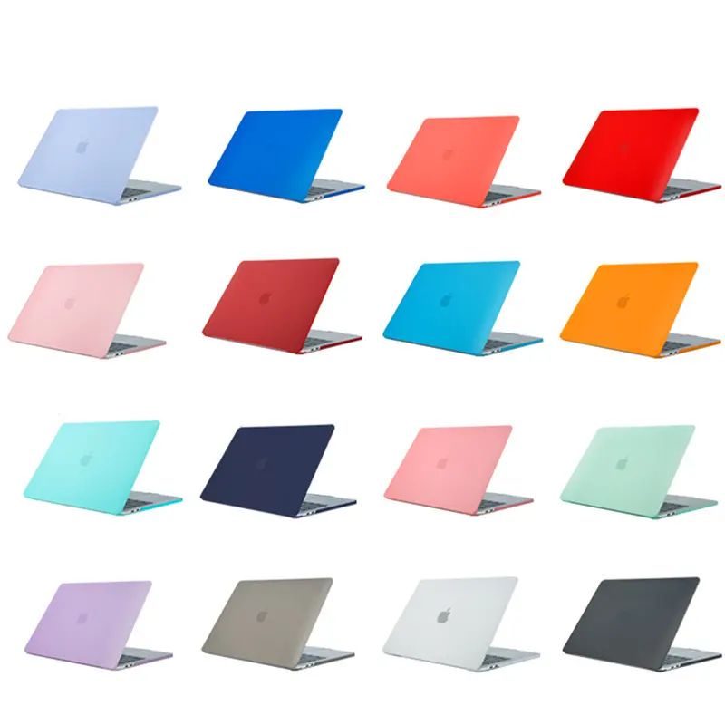 ラップトップケース2020 Air 13 M1 Funda For Macbook Pro13 Case M2 Touch Bar ID Pro 1512 Matte PC Hard Cover For Macbook Pro16 Case