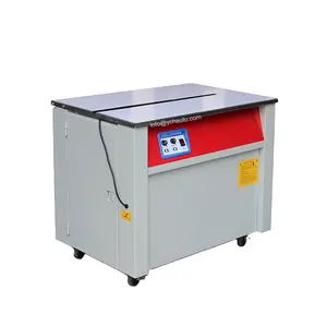 Industrial usando máquinas flejadoras de PP semiautomáticas precio de fábrica máquina de bandas para Dropshipping con CE