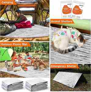 Couverture de survie imperméable et isolante pour la randonnée en plein air et l'utilisation en tente de camping - Product Image 4