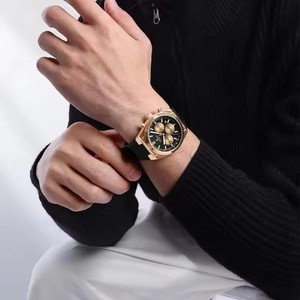 Orologio <span class=keywords><strong>da</strong></span> <span class=keywords><strong>Uomo</strong></span> NAVIFORCE, Sportivo di Lusso Multifunzione, Cronografo Originale, Impermeabile, al Quarzo, Regalo Maschile 8080 - Product Image 2