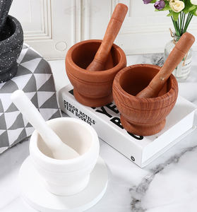 Pilon manuel en gros Syh395 pour ail, herbes, épices, mélangeur, broyeur, bol, pilon à médicaments, pilon de cuisine - Product Image 4