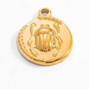 Colgantes de Acero Inoxidable con Forma de Estrella de Mar, Sol, Concha y Pájaro, Accesorios de Joyería DIY, Colgantes de Moda Unisex, Origen Yiwu - Product Image 3