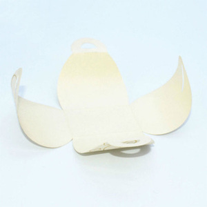 Impresión personalizada de morir corte claro de <span class=keywords><strong>la</strong></span> forma de papel de ventana de pastel caja de embalaje con mango - Product Image 6