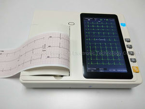 Électrocardiographe professionnel ECG <span class=keywords><strong>3</strong></span> canaux, moniteur EKG numérique portable pour hôpital - Product Image 3