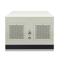 4-Slot Full Tower Wall-Mounted Computer Case Large ATX Power Supply Multi-Serial Ports Matx Motherboard Support Side Panel